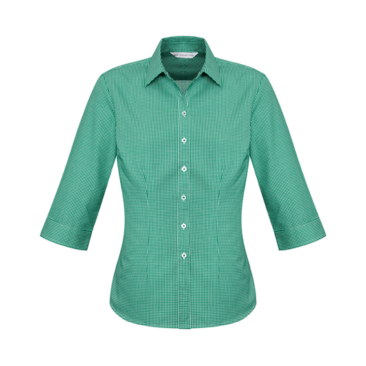 Ladies Ellison Business Shirts Dark Green